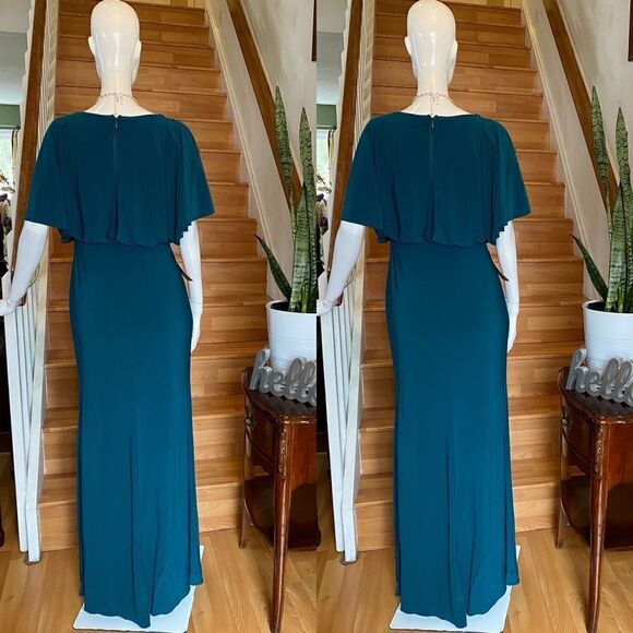 BHLDN teal Lena Flutter Sleeve Jersey - Picture 4 of 10